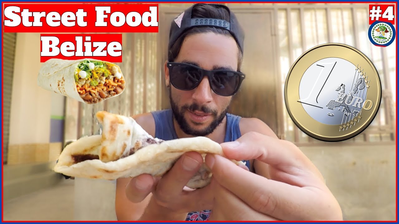 MANGER LE BURRITO LE MOINS CHER DU MONDE AU B&Eacute;LIZE ✈️ (Street Food Belize) #4