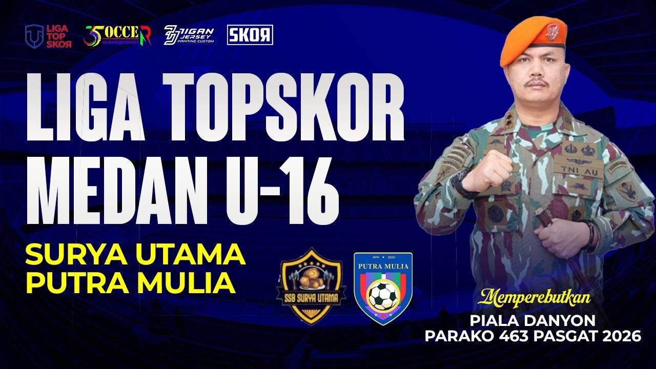 Liga Top Skor Medan U-16 : SURYA UTAMA vs PUTRA MULYA