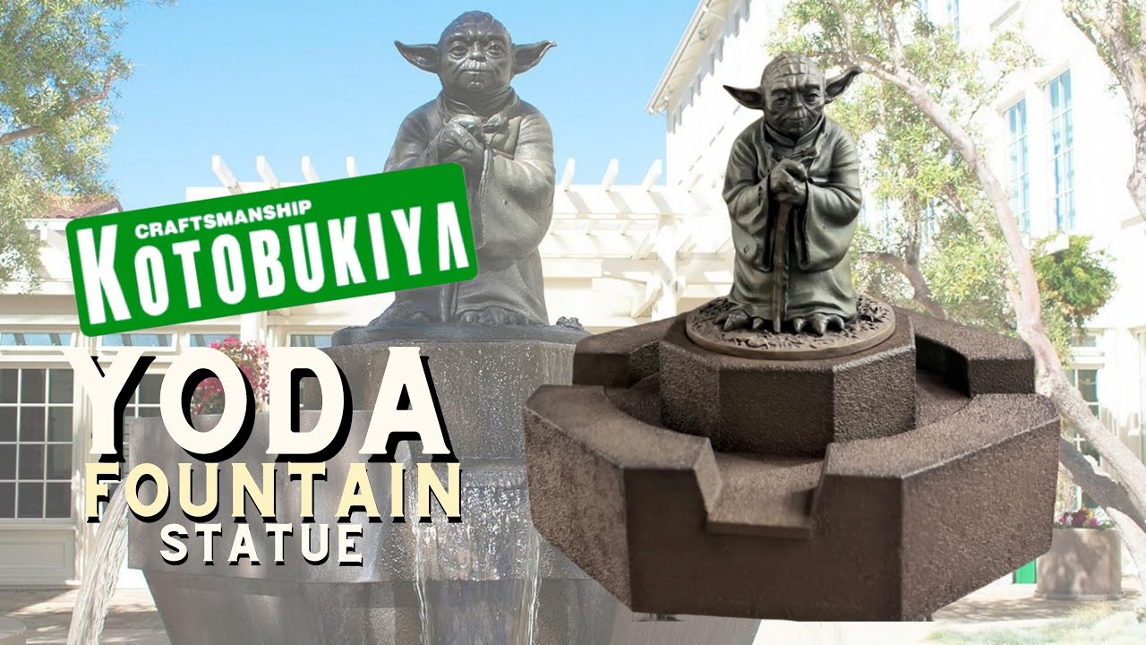 Kotobukiya Yoda Fountain Statue Unboxing and Review