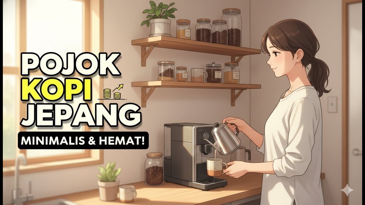 Tips membuat pojok kopi atau (coffee corner) minimalis di rumah jepang