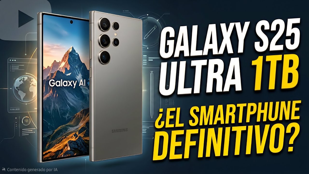 Samsung Galaxy S25 Ultra 1TB. El smartphone definitivo 🔋