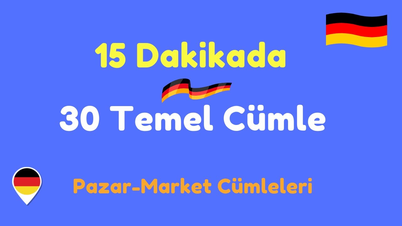 A2-B1 / ALIŞVERİŞ CÜMLELERİNİ BÖYLE ÖĞRENIN
