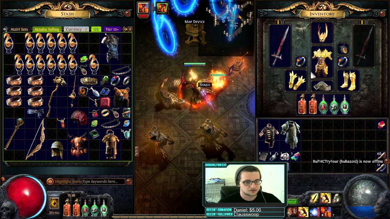 [Path of Exile] Oro's Sacrifice Flicker Strike Elementalist Prolif Witch!