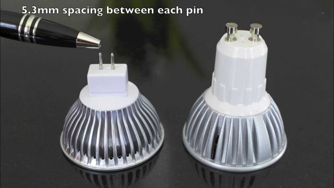 MR16 vs GU10 LED Lights
