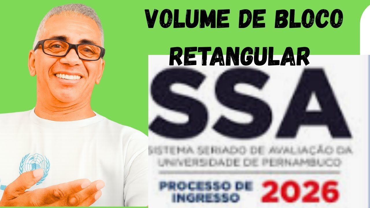 SSA2 2026.1 VOLUME  DE BLOCO RETÂNGULAR