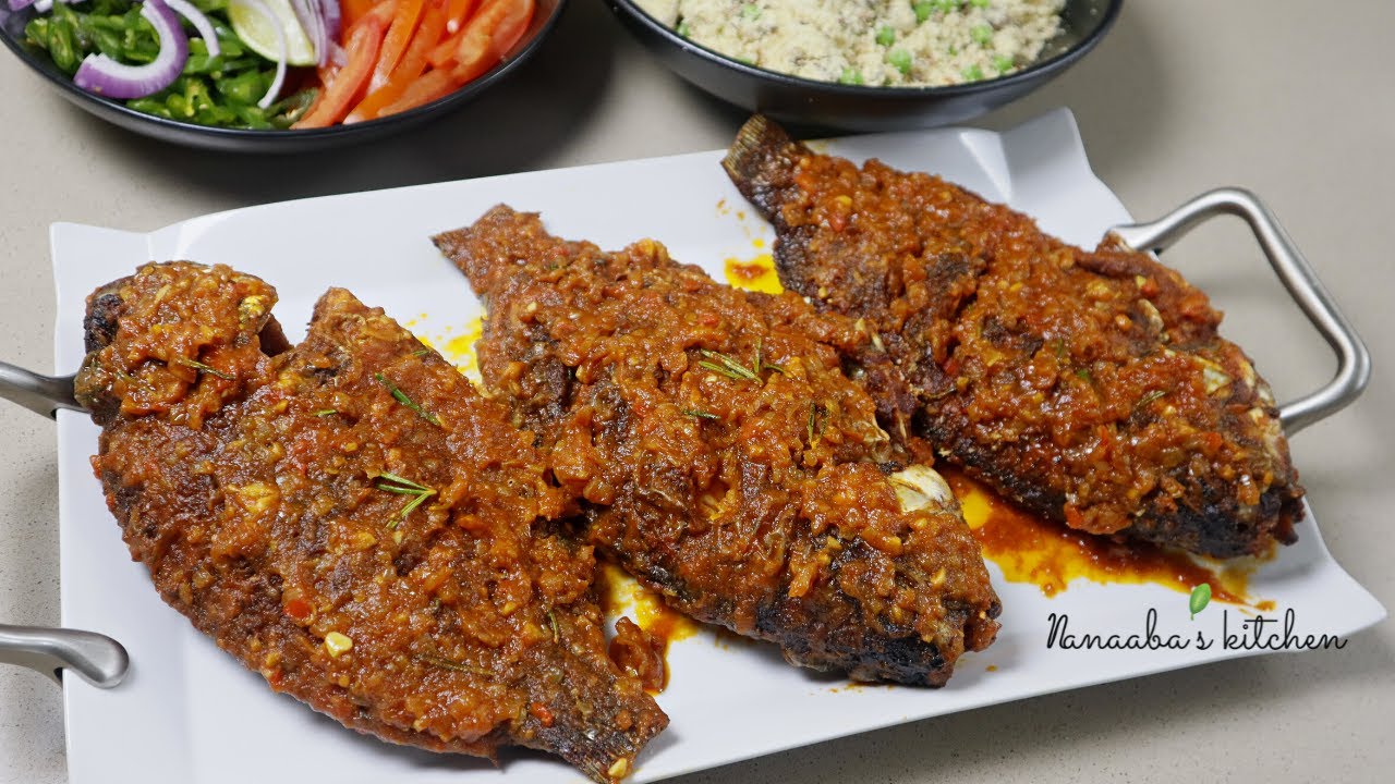 Smothered fried Tilapia fish - Inspired by East Africa's Samaki wa Kupaka dish