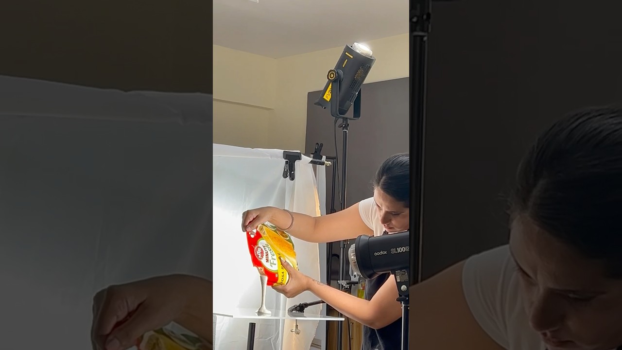Got this shot after a lot of retakes 🥲#bts #commercialshoot #dosa #advertising #food #cinematic