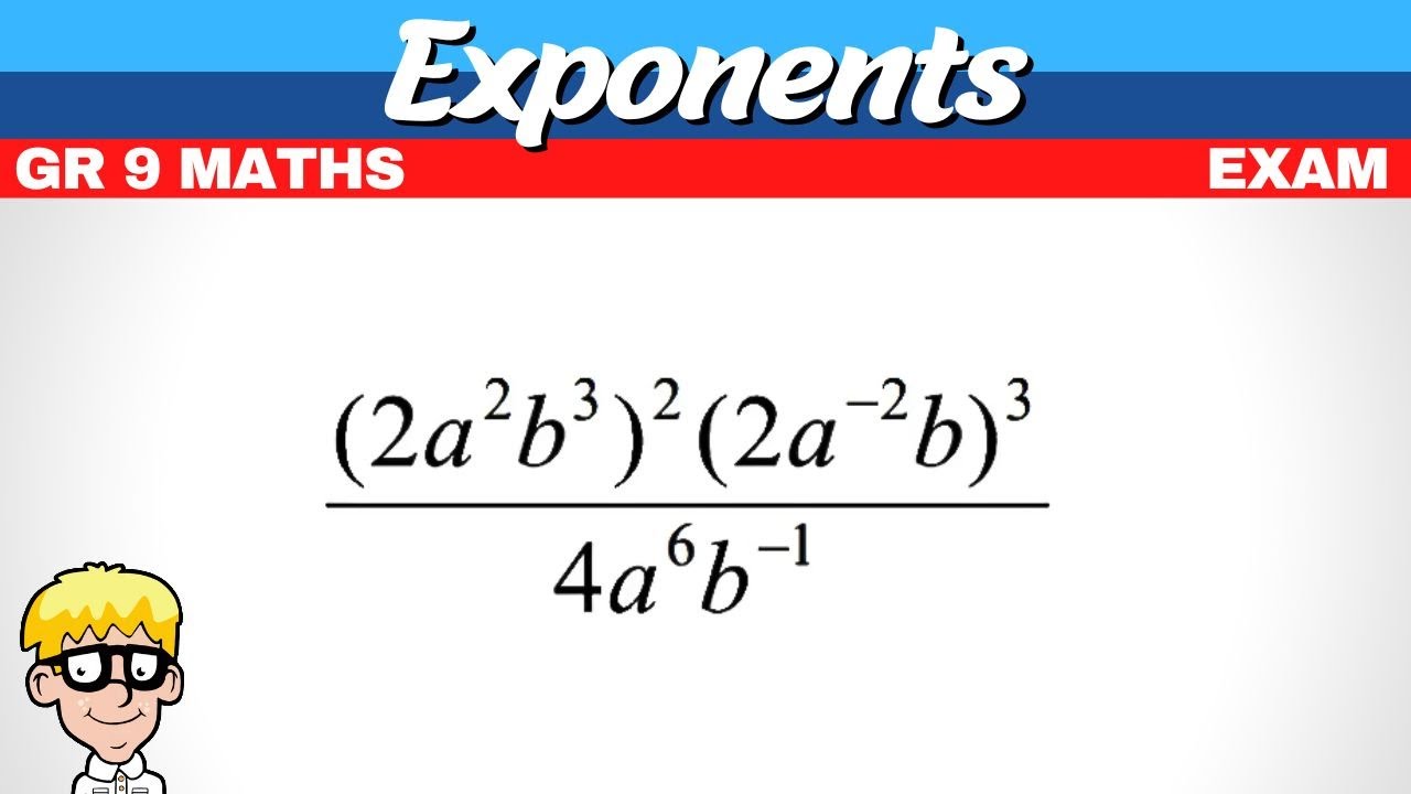 Exponent Exam Questions Gr 9