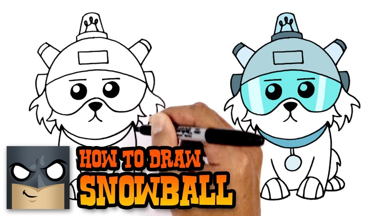 How to Draw Snowball | Rick and Morty
