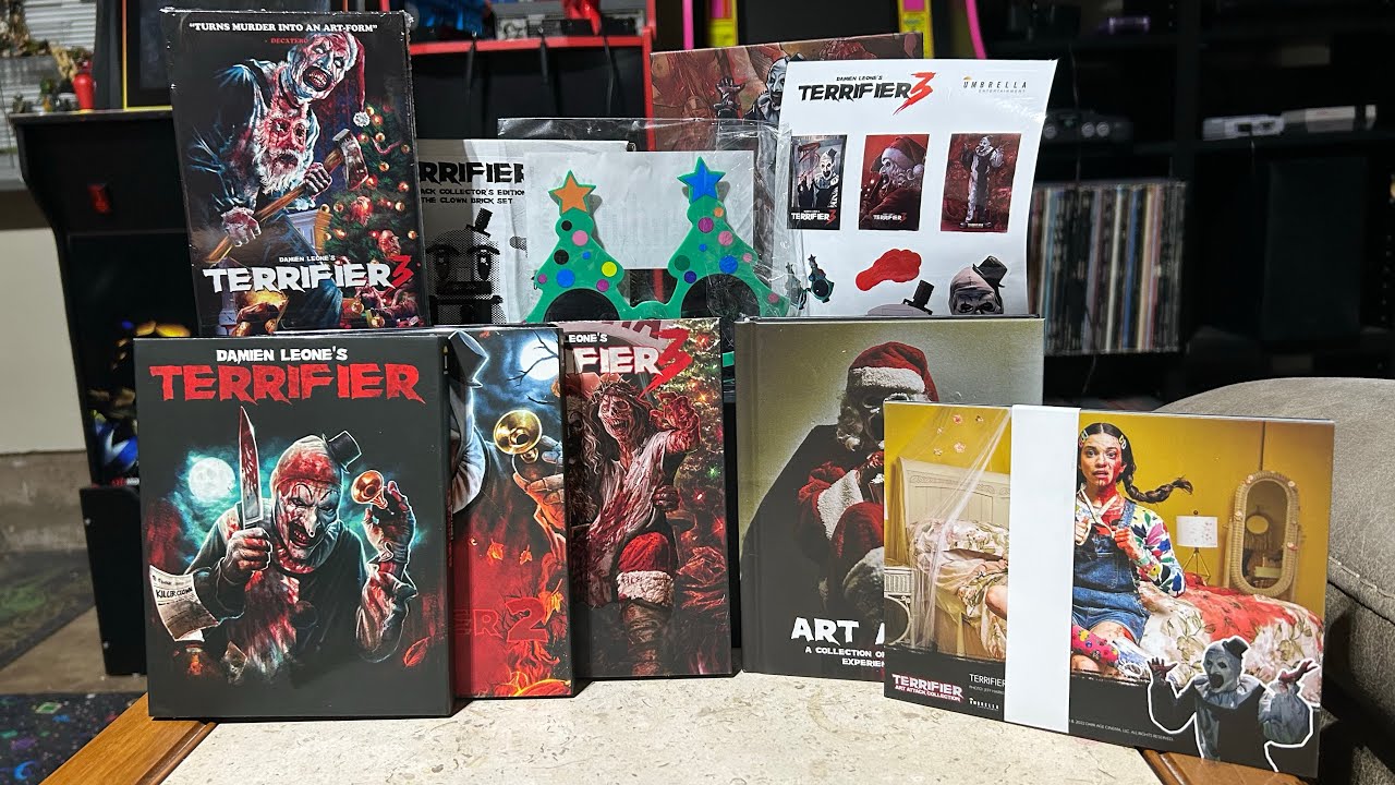 Art Attack-Terrifier movie collection unboxing! (Collectors edition from Umbrella Entertainment)