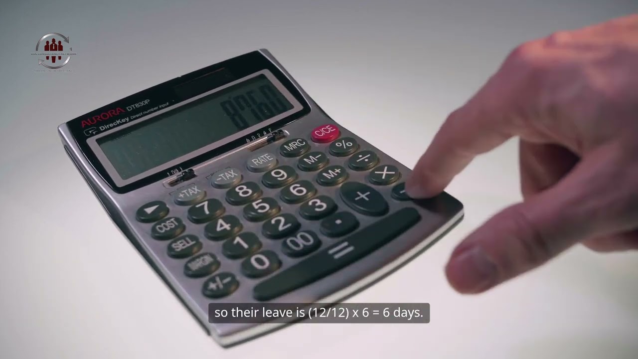 BRIEF CONSULTATION ON CALCULATION OF EMPLOYEE LEAVE DAYS