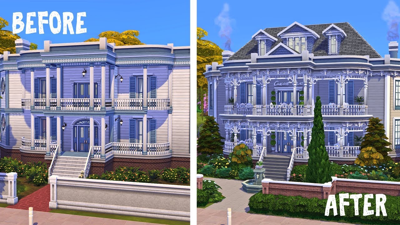 Усадьба Амбредж \\ Реновация EA || The Sims 4: Скоростное строительство