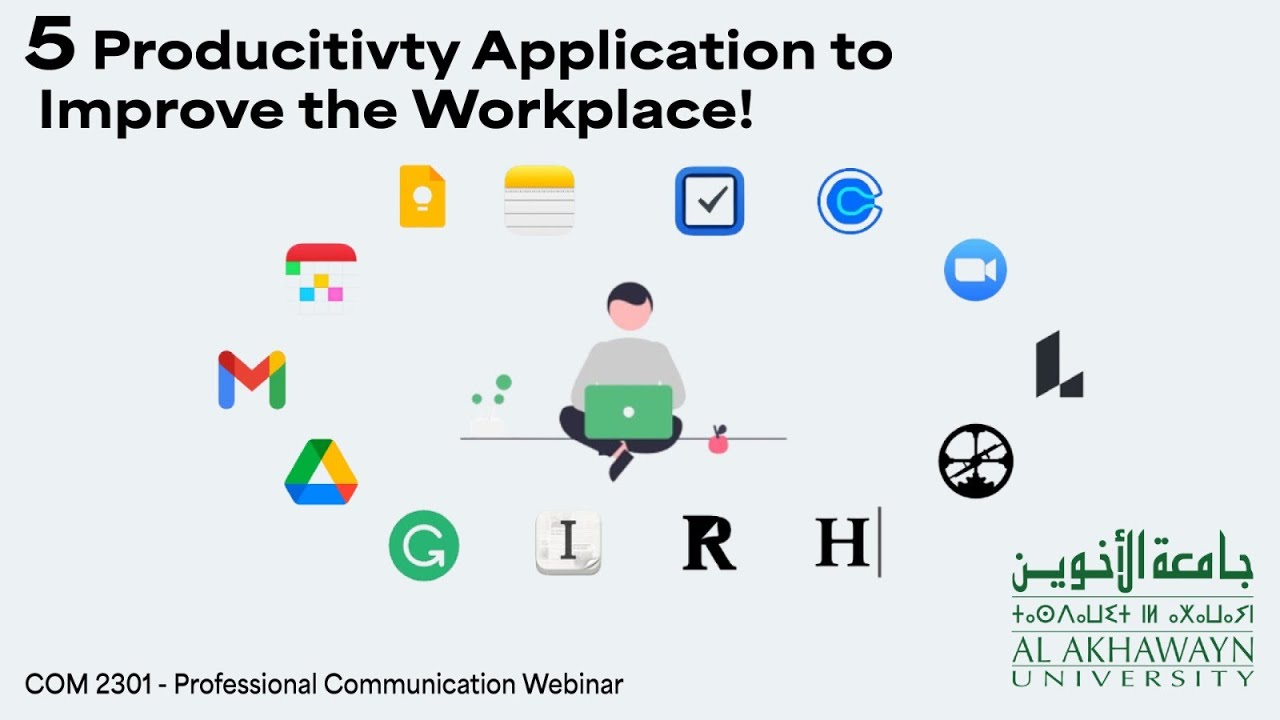 Training Webinar : 5 Productivity Applications To Enhance The Workplace!