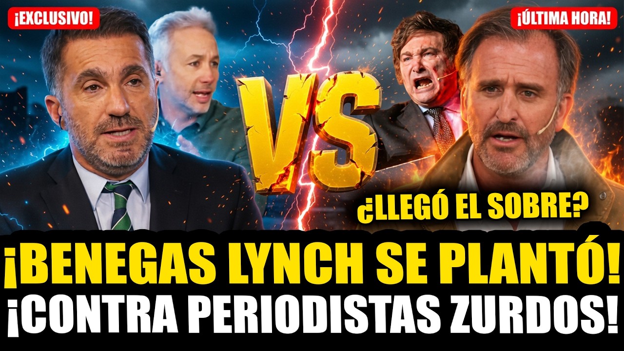 ¡BENEGAS LYNCH SE PLANTÓ CONTRA PERIODISTAS ZURDOS Y LLENÓ DE ORGULLO A MILEI!
