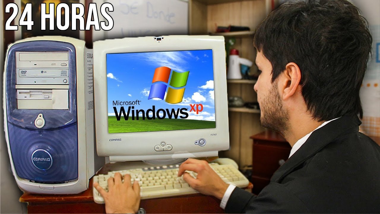 24 Horas Haciendo un VIDEO en una PC ANTIGUA