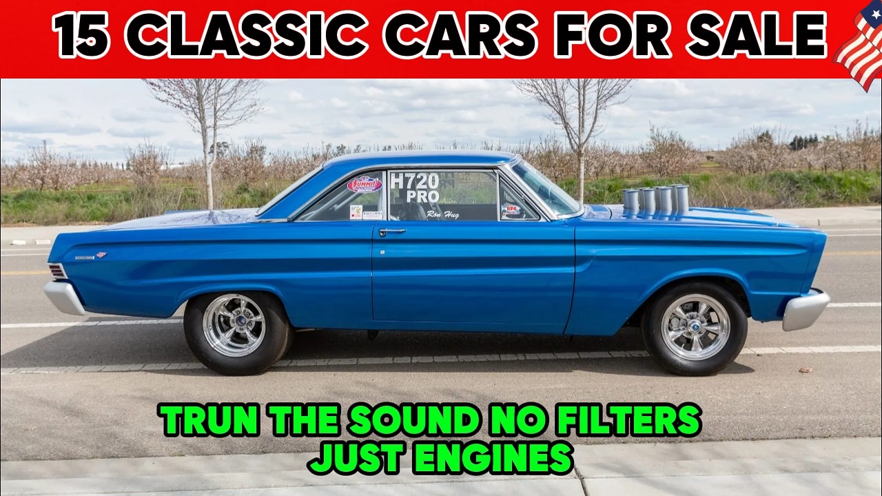 15 Classic Cars for Sale That Sound Too Good to Ignore🚗💥 Real