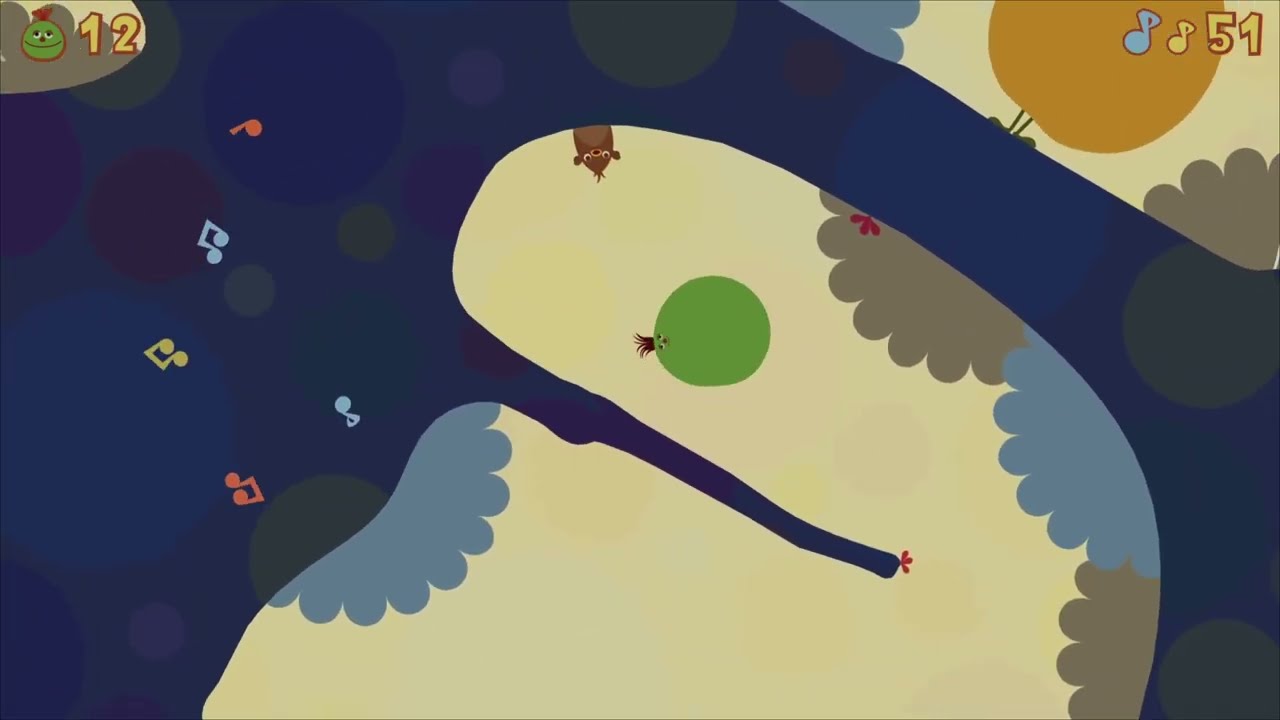 Yamboona Tree 2 (stage 17) – all collectibles – LocoRoco™ 2 Remastered