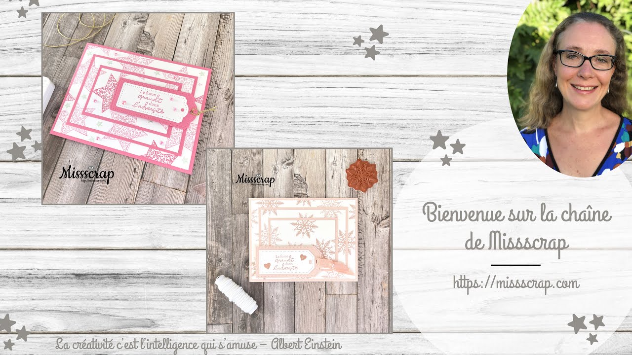 Pink October Card: Triple stamping Technique / Octobre Rose: technique 3 estampages