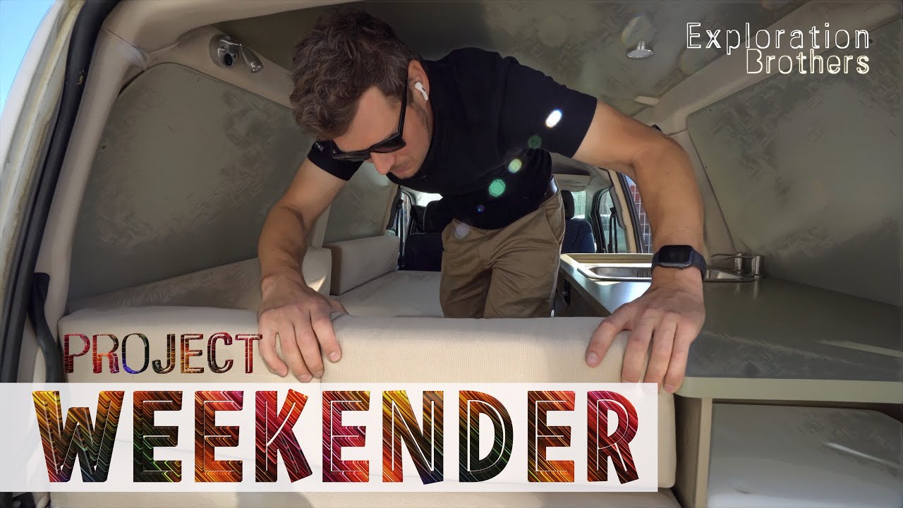 Project Weekender. Tiny camper van with great living comfort