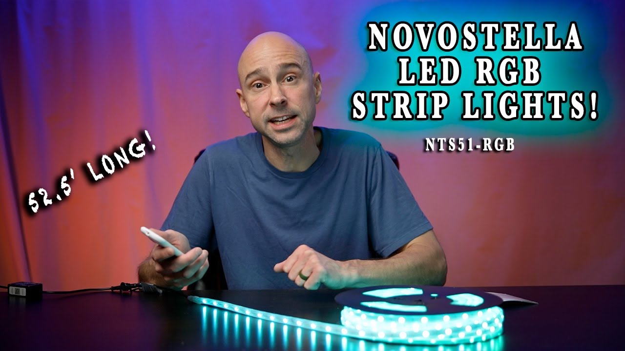 52.5’ of Awesome LED Lights to create Atmosphere! | Novostella LED Strip Light Review