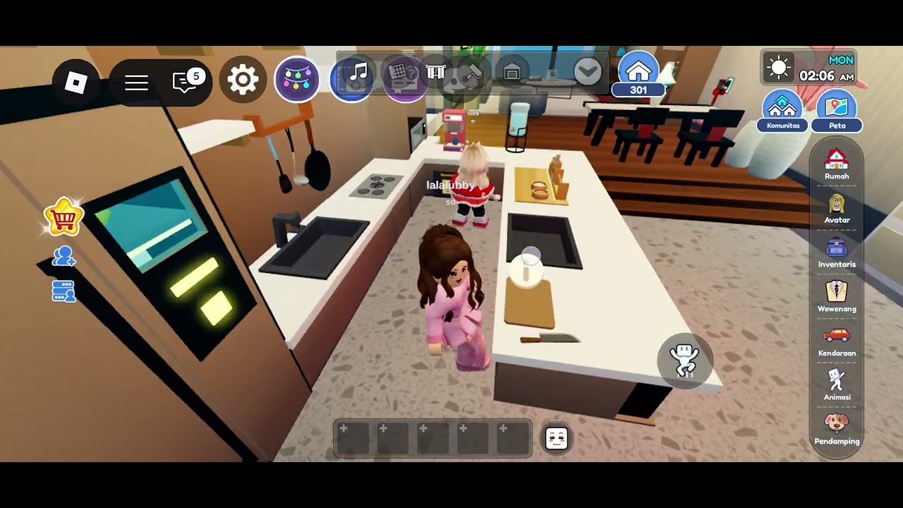 Tinggal di apartment livetopia #roblox 