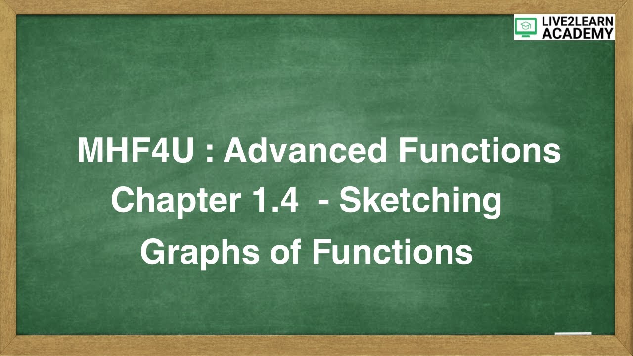 1.4 Sketching Graphs of Functions - Grade 12 Advanced Functions [NELSON TEXTBOOK]