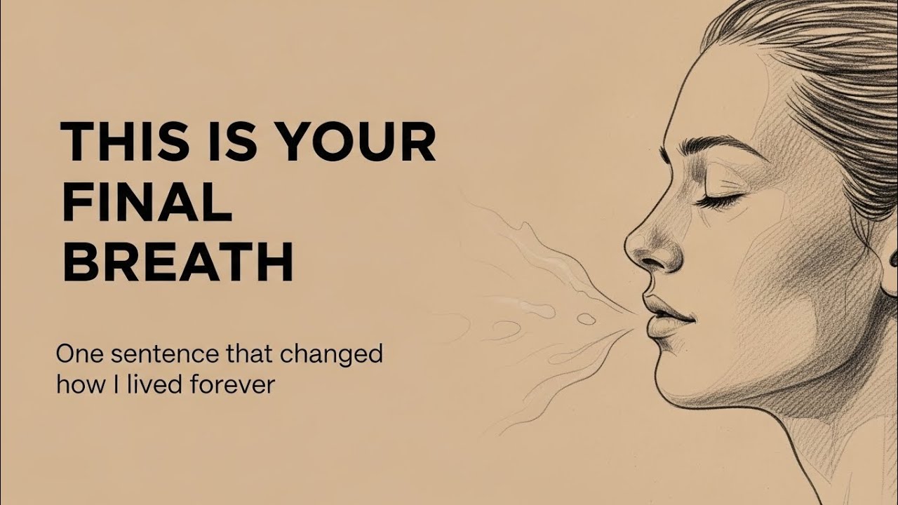 “This Is Your Final Breath – A Quiet Story That Will Change How You See Life”