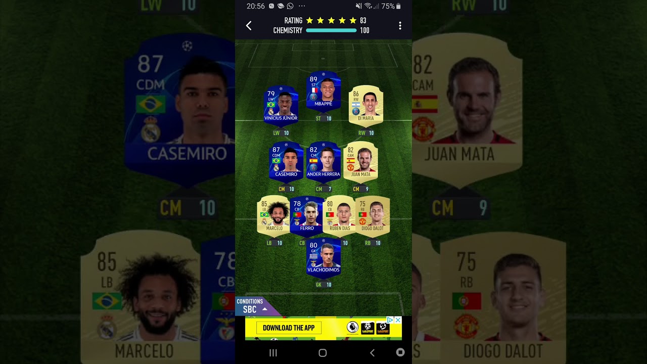 Pacybits 20 sbc Angel Di Maria Di Maria's Clubs