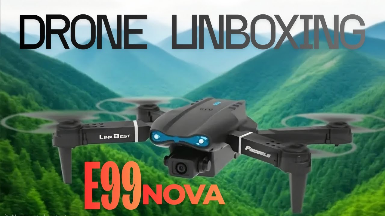 E99 NOVA Drone unboxing and test flight