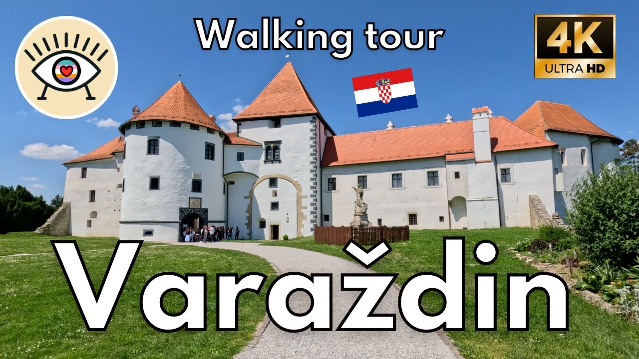 Вараждин 🏰 [4K] HDR | Пешеходная экскурсия по барочной жемчужине Хорватии