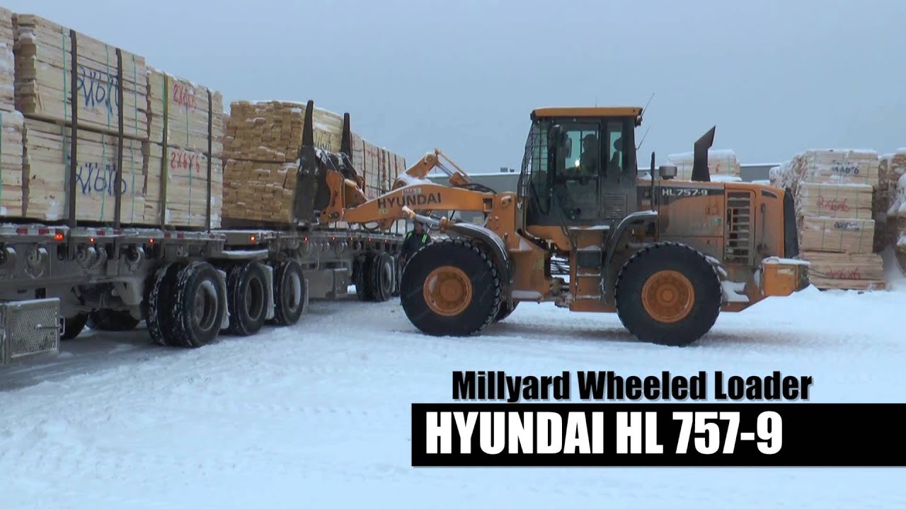 Hyundai 770-9A 757-9 and 740-9 Millyard Wheel Loader