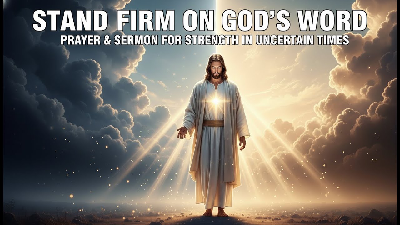 Stand Firm on God’s Word | Prayer & Sermon for Strength in Uncertain Times