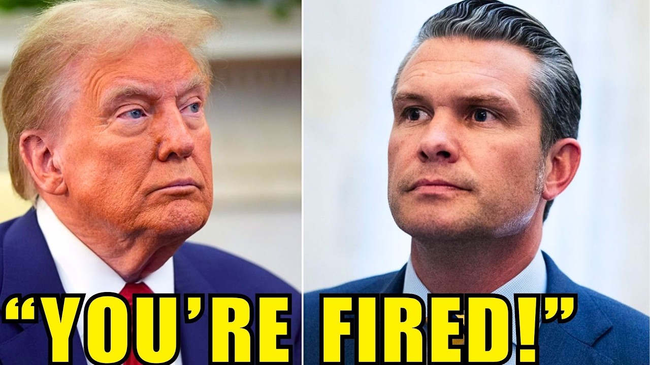 Trump FIRING Pete Hegseth after SCANDAL TODAY: 