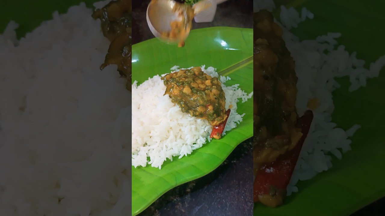 Palak recipe🌿 lunch series 