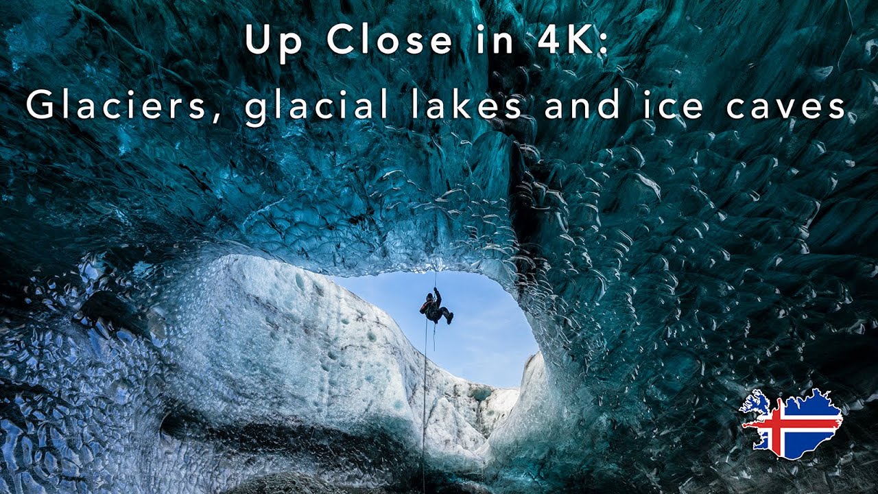 Icelandic glaciers and glacial lagoons - Up close -  March 2021