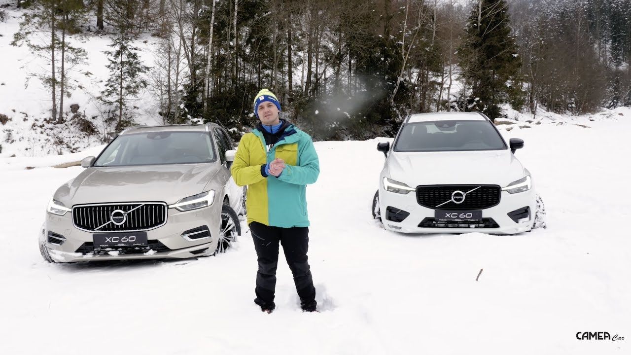 OFF-ROAD TEST V HLBOKOM SNEHU: Volvo XC60 B4 AWD Mild Hybrid & T8 eAWD Plug-in Hybrid | CAMEA car