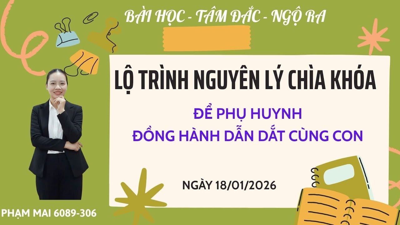 ĐỂ PHỤ HUYNH ĐỒNG HÀNH DẪN DẮT CÙNG CON