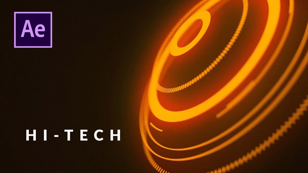 Create Hi-Tech Motion Graphic Title Scenes | After Effects Tutorial
