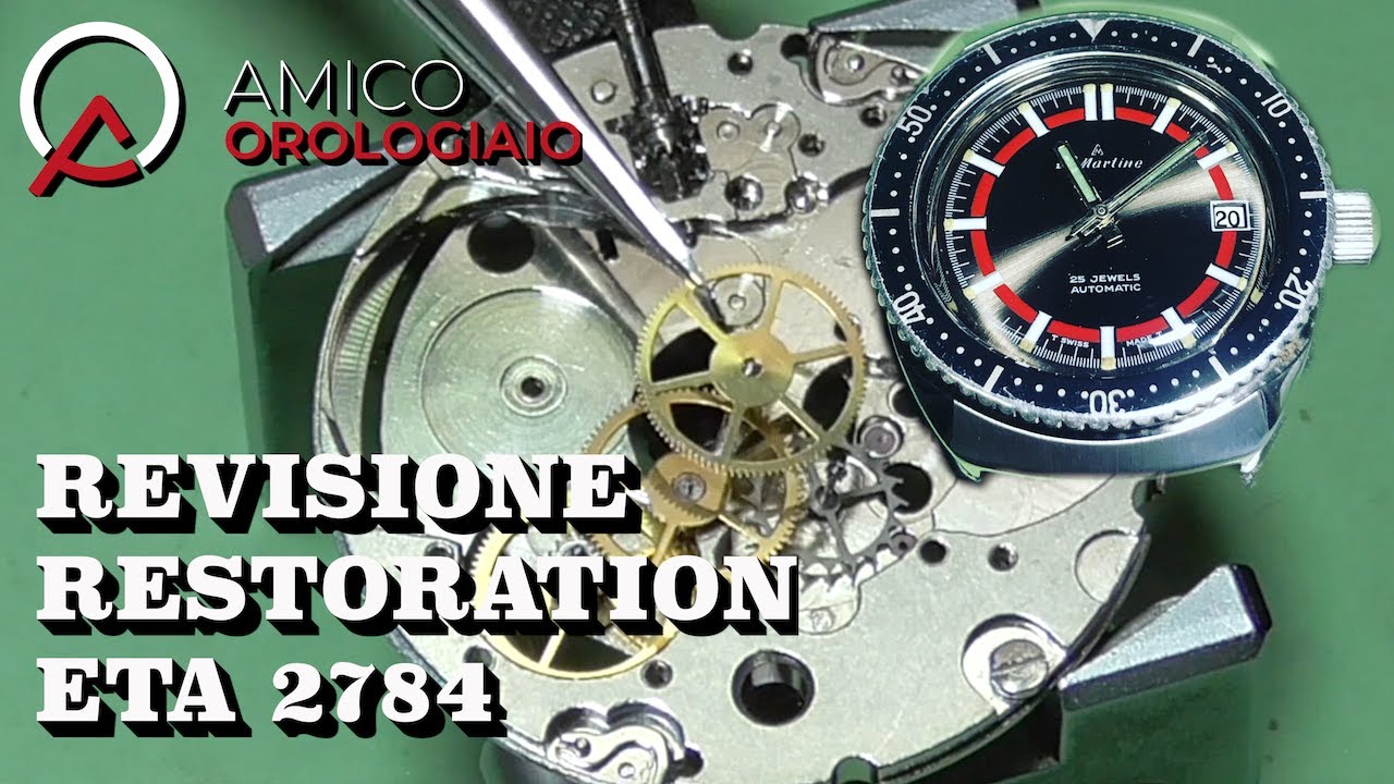 Revisione Restoration Diver La Martine ETA 2784
