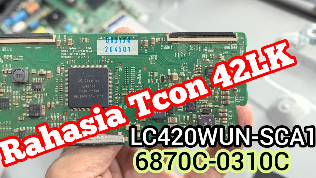 Tips Tcon 42LK450 LC420WUN-SCA1 | 6870C-0310C