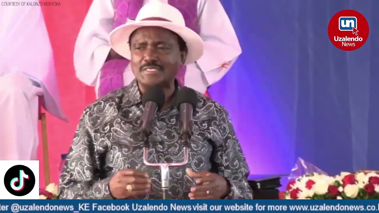 'Elimu Imeangamia Almost! Ikifika Chiefs Wapeleke Watoto Shule - Kalonzo Musyoka