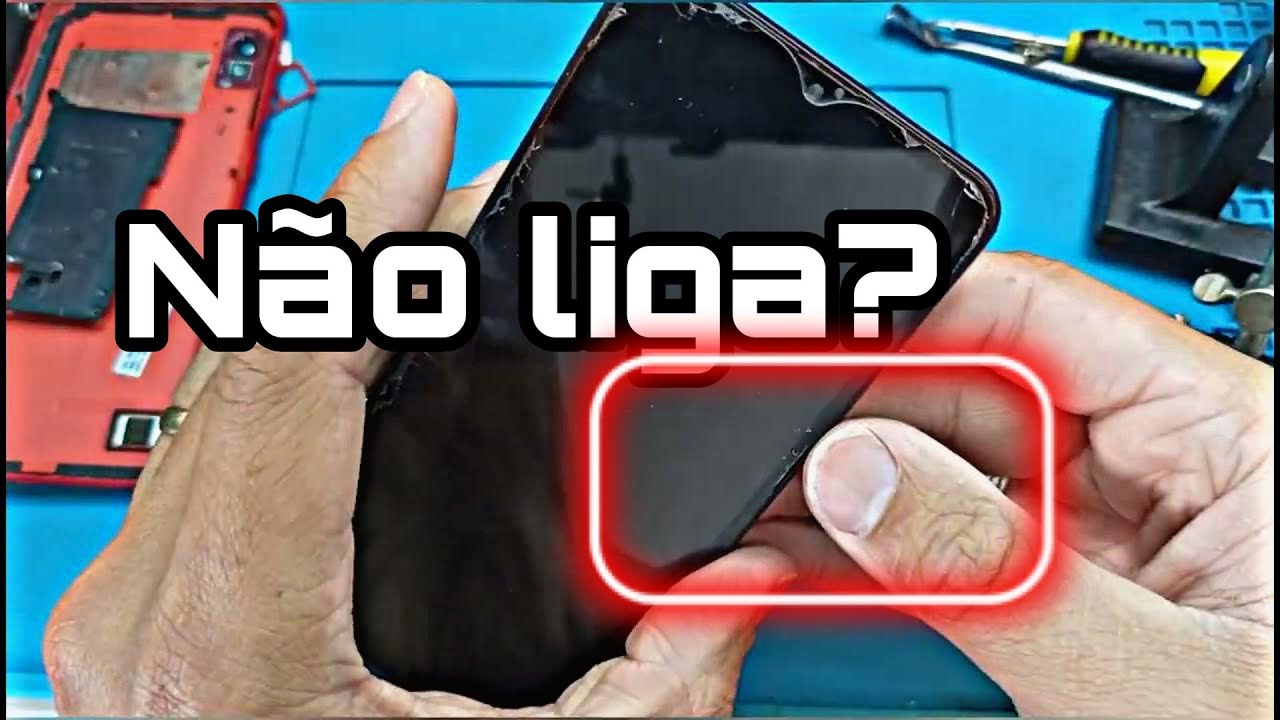 Samsung A10 não liga, troca de botão power