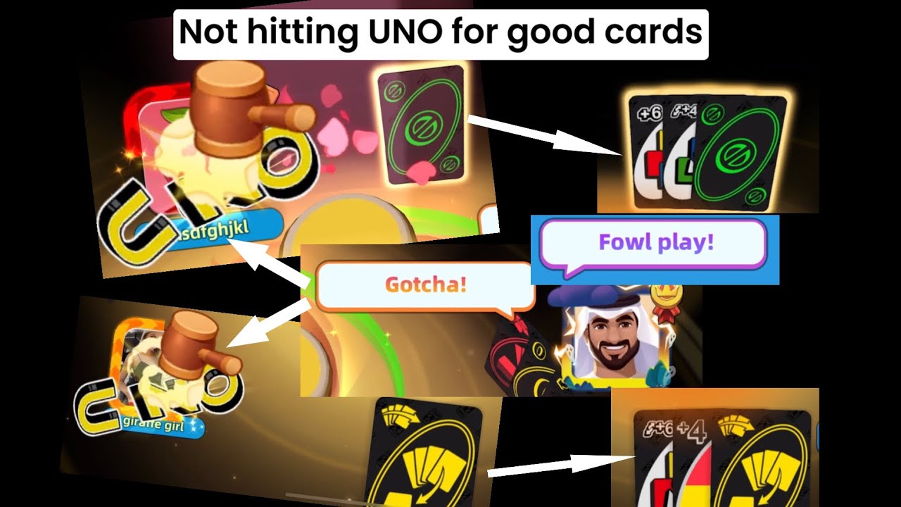 Uno Mobile! NO MERCY! (Wild Weekend Plus+) — Very awkward plays