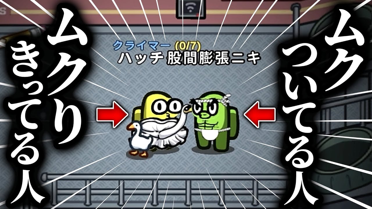 【おもしろ総集編】股間膨張ニキに暴言吐かれたんだけどｗｗｗ【Among Us】【近アモ】