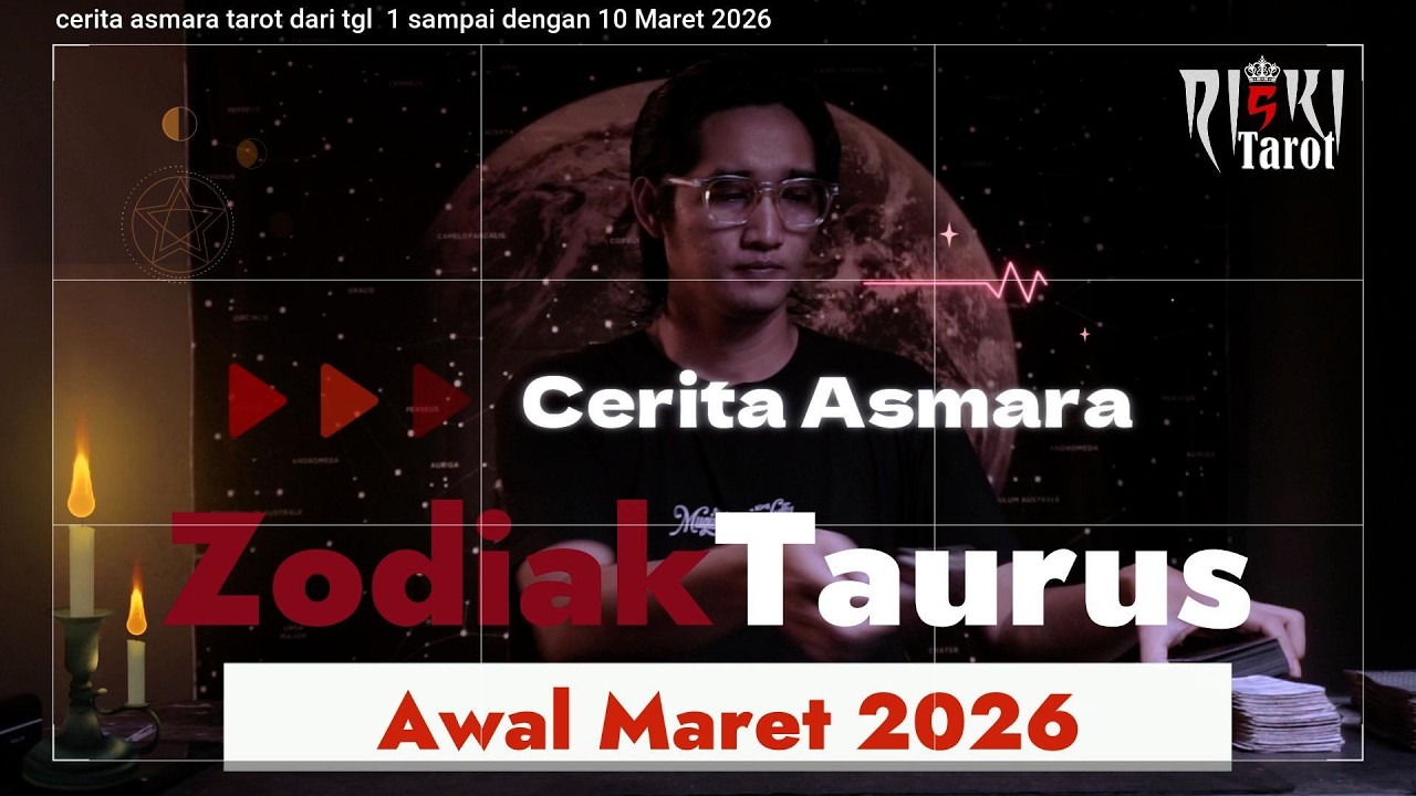 Zodiak Taurus cerita kisah asmara untuk awal bulan Maret 2026 di chanel Riski Tarot