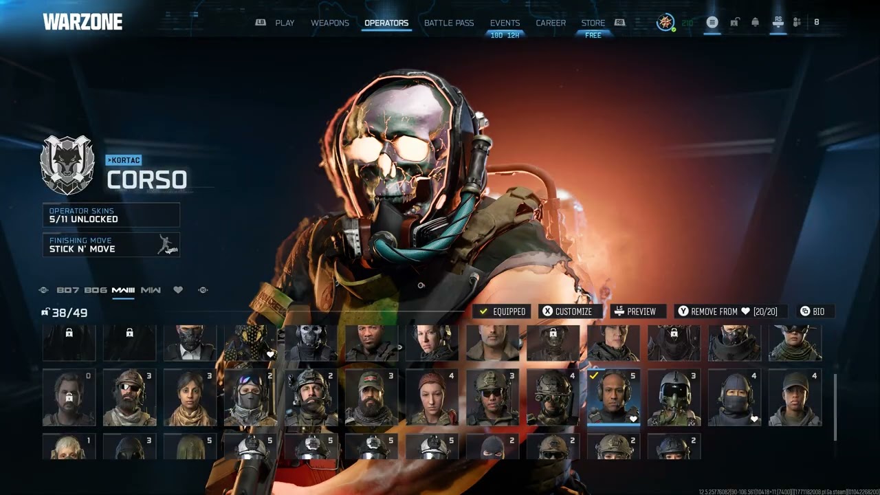 Selling my warzone acc. All mastery camo, nukes skin, and more.