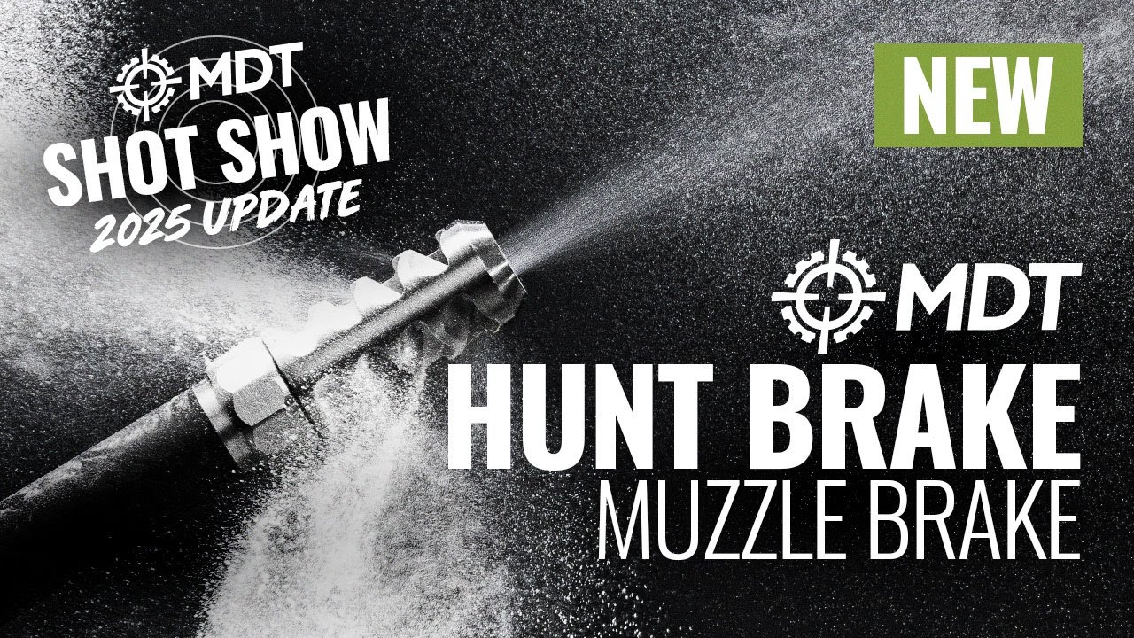 MDT 1,7 унции охотничьего тормоза // Выставка Shot Show 2025