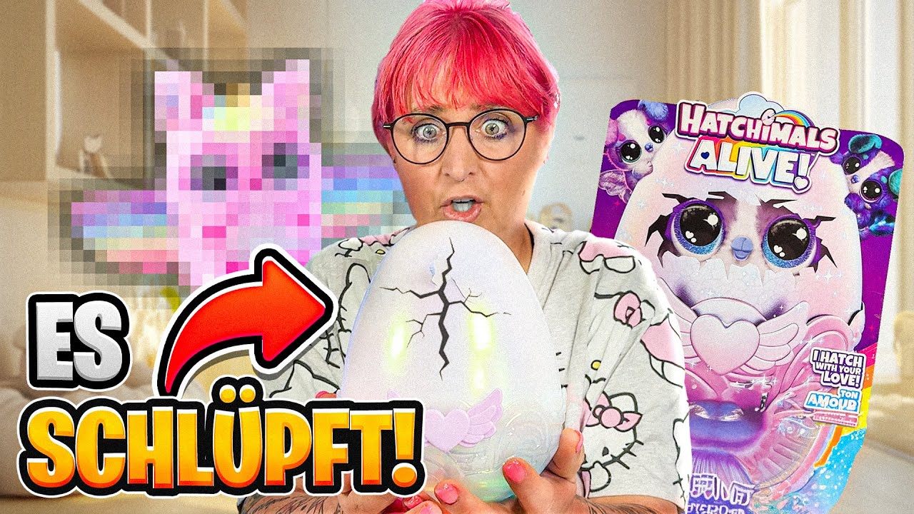 HATCHIMALS ALIVE - Es LEBT! Schau ihm beim SCHL&Uuml;PFEN zu!😱