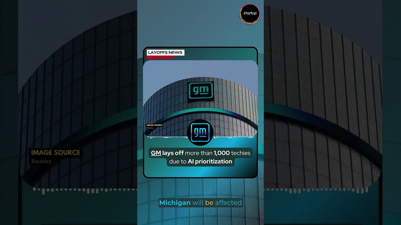 GM Lays Off More Than 1,000 Techies Due To AI Prioritization🚘😱 