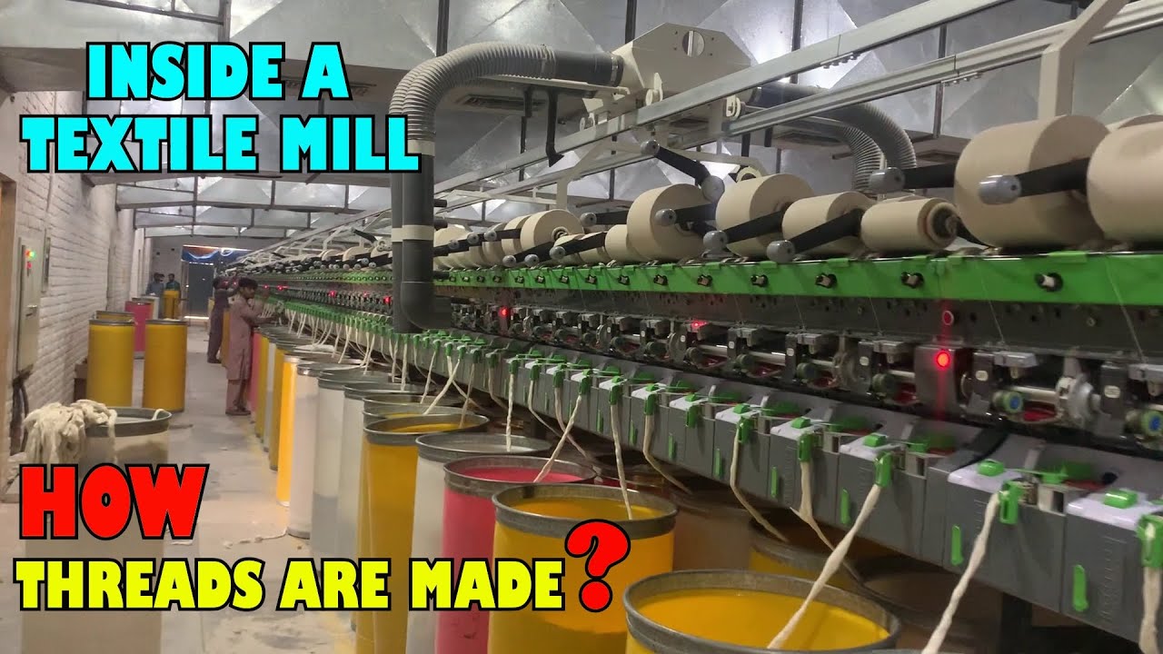 Cotton Yarn Manufacturing Process | How Cotton Yarn is made
